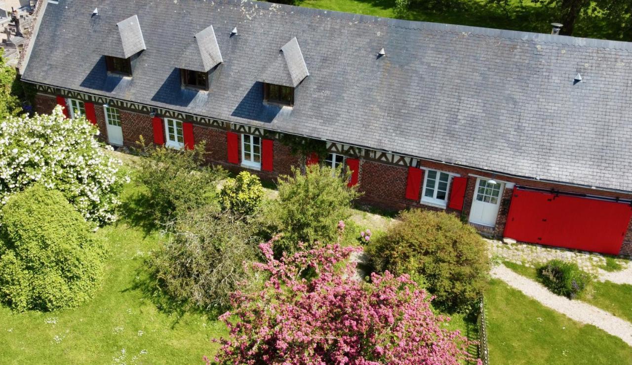 Gueutteville-les-Gres Rouge Cottage Gite 4 Etoiles Billard מראה חיצוני תמונה
